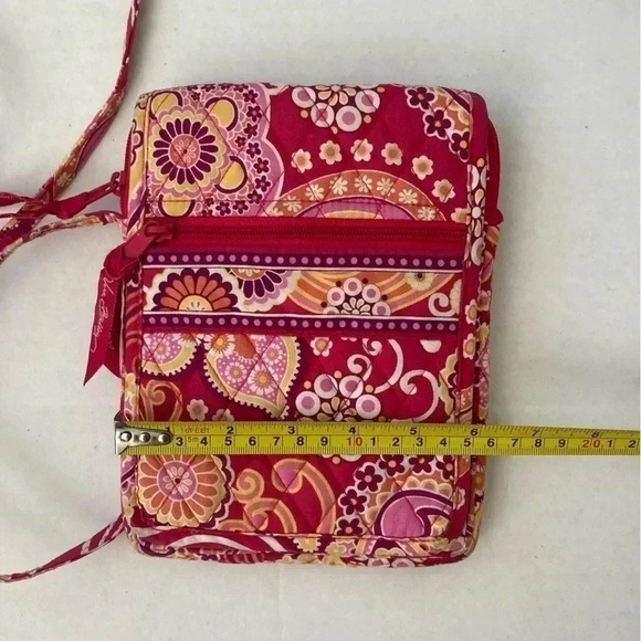 Vera Bradley Shoulder Crossbody‎ Purse Raspberry Fizz (Retired) - Picture 9 of 10